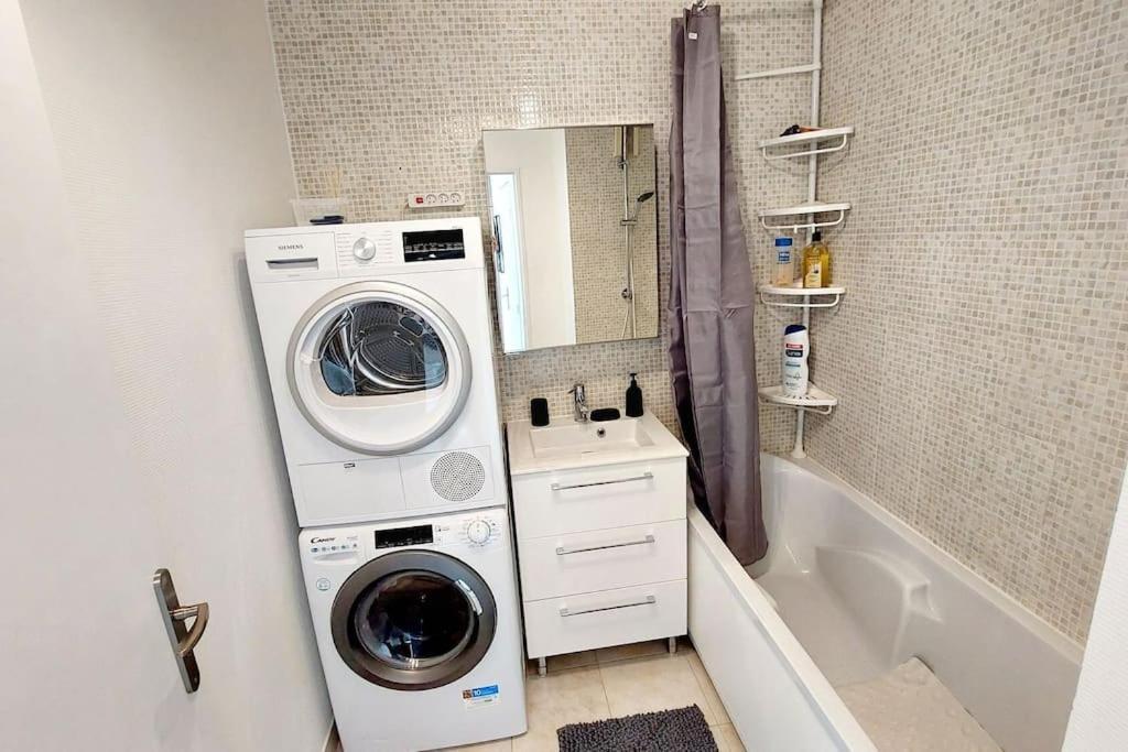 Cosy Home 2, 2 Chambres, 6 Personnes, 3 Min Gare, Parking Cergy Exteriör bild
